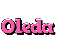 Oleda girlish logo