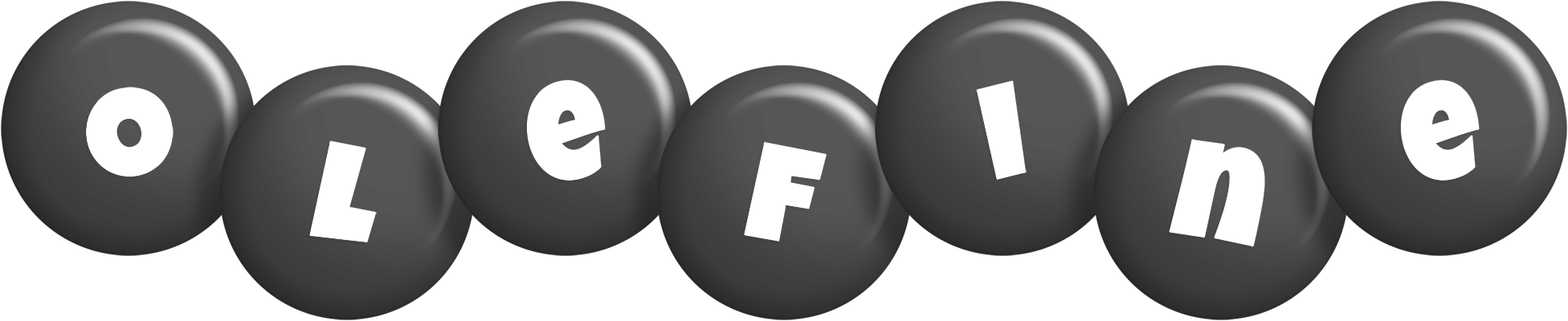 Olefine candy-black logo