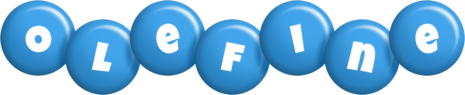 Olefine candy-blue logo