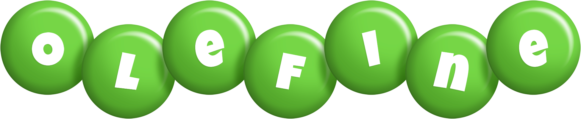Olefine candy-green logo