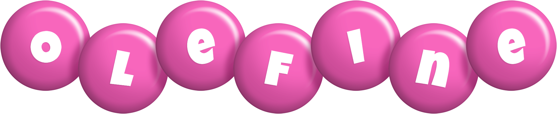 Olefine candy-pink logo