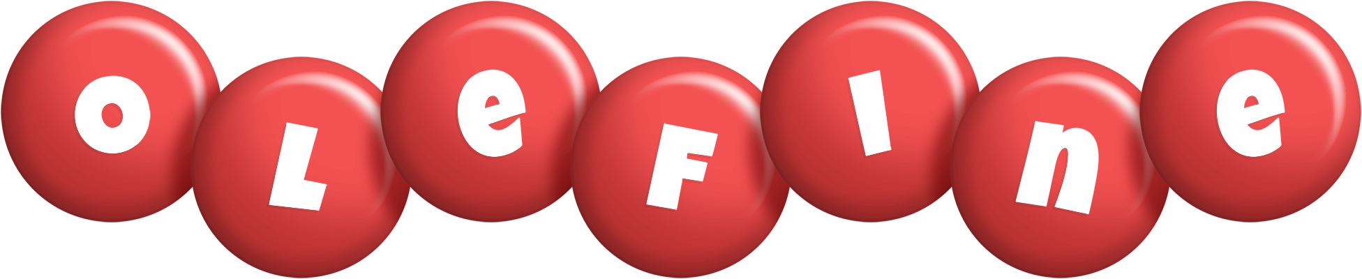 Olefine candy-red logo