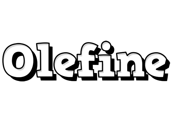 Olefine snowing logo