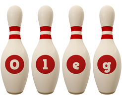 Oleg bowling-pin logo