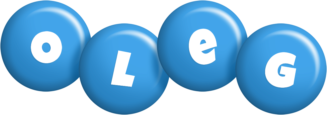 Oleg candy-blue logo