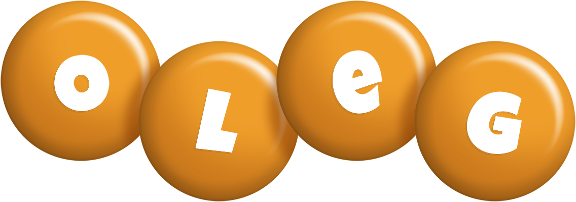 Oleg candy-orange logo