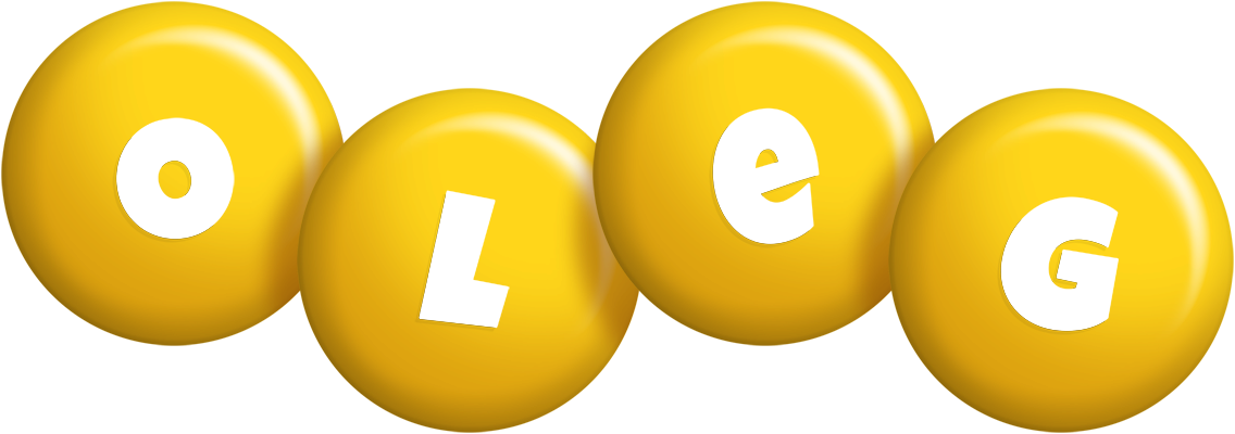 Oleg candy-yellow logo