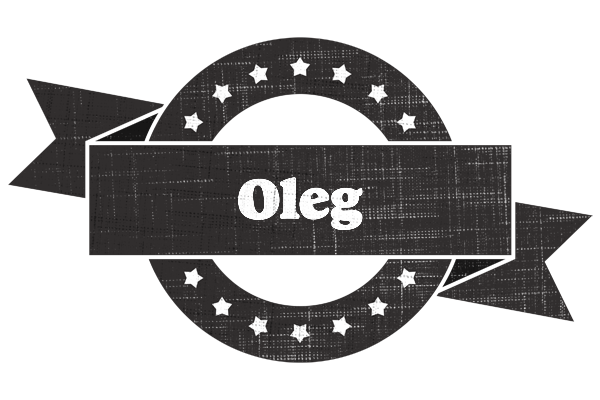 Oleg grunge logo