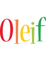 Oleif birthday logo