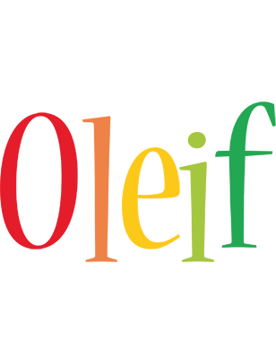 Oleif birthday logo