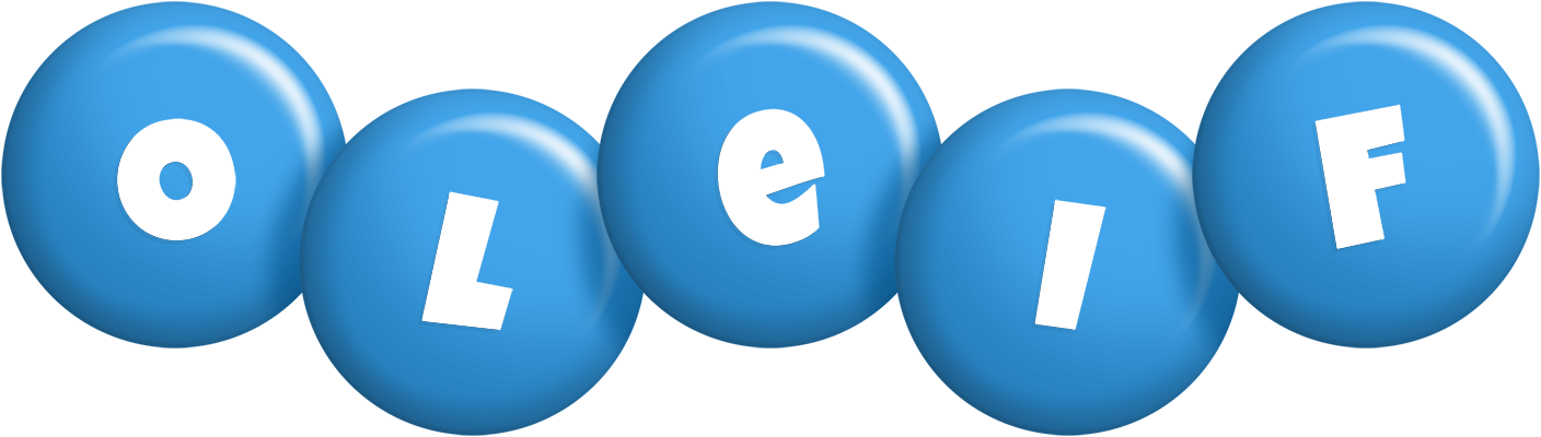 Oleif candy-blue logo