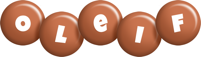 Oleif candy-brown logo