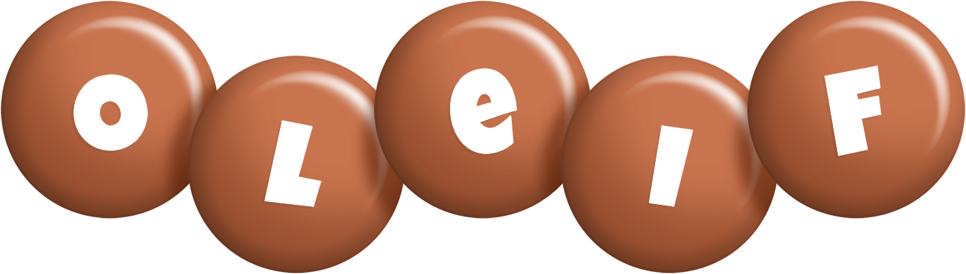 Oleif candy-brown logo