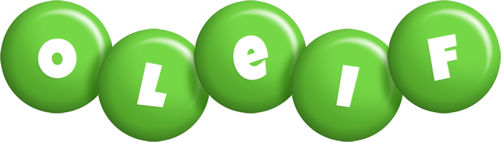 Oleif candy-green logo