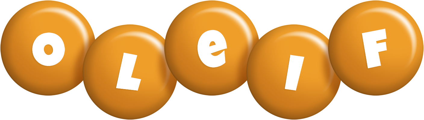 Oleif candy-orange logo
