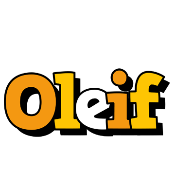 Oleif cartoon logo