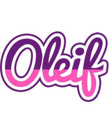 Oleif cheerful logo