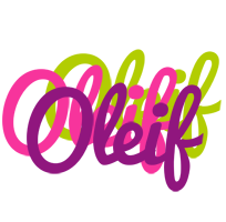 Oleif flowers logo