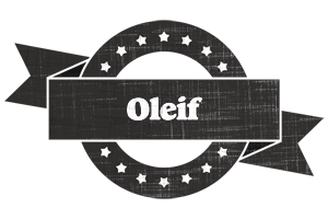 Oleif grunge logo