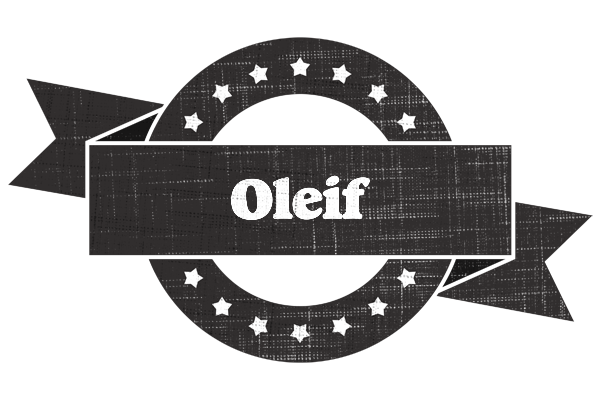 Oleif grunge logo