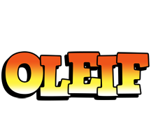 Oleif sunset logo