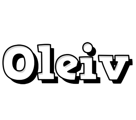 Oleiv snowing logo