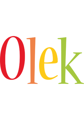 Olek birthday logo
