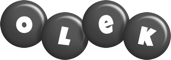 Olek candy-black logo