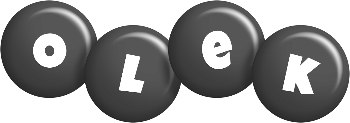 Olek candy-black logo