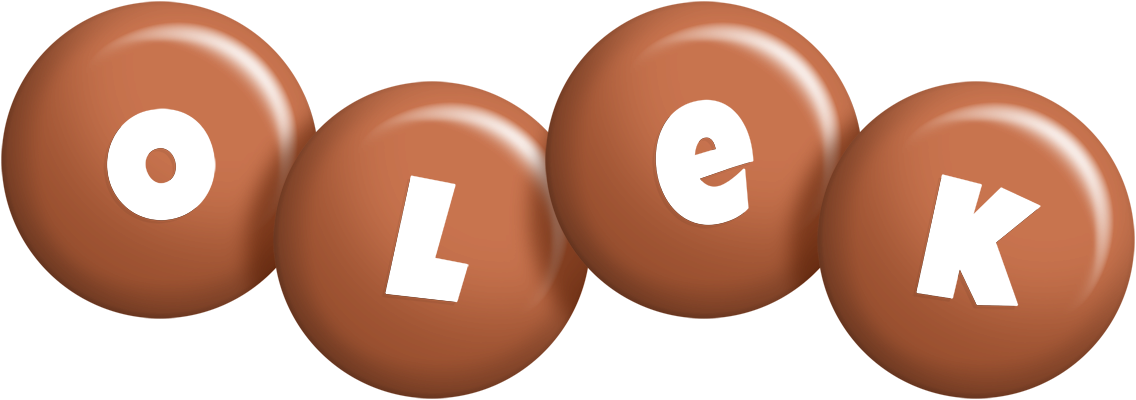 Olek candy-brown logo