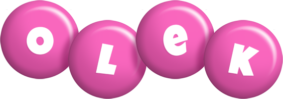 Olek candy-pink logo