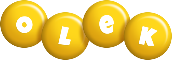 Olek candy-yellow logo