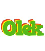 Olek crocodile logo