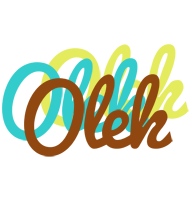 Olek cupcake logo