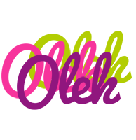 Olek flowers logo