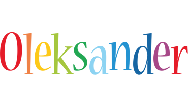 Oleksander birthday logo