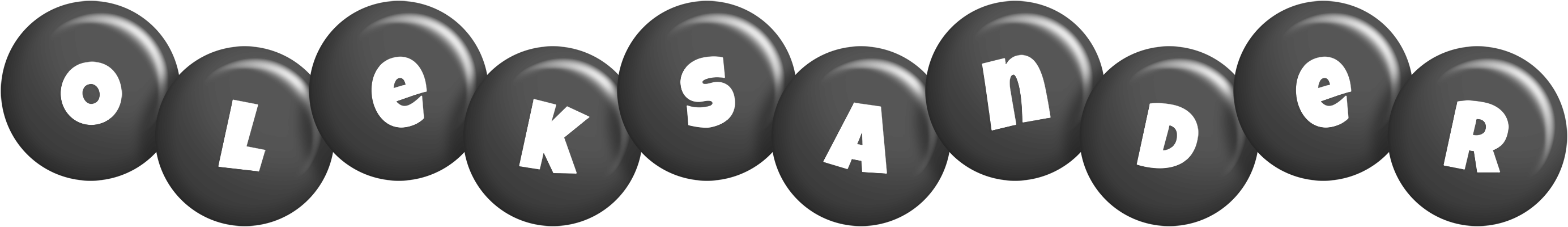 Oleksander candy-black logo