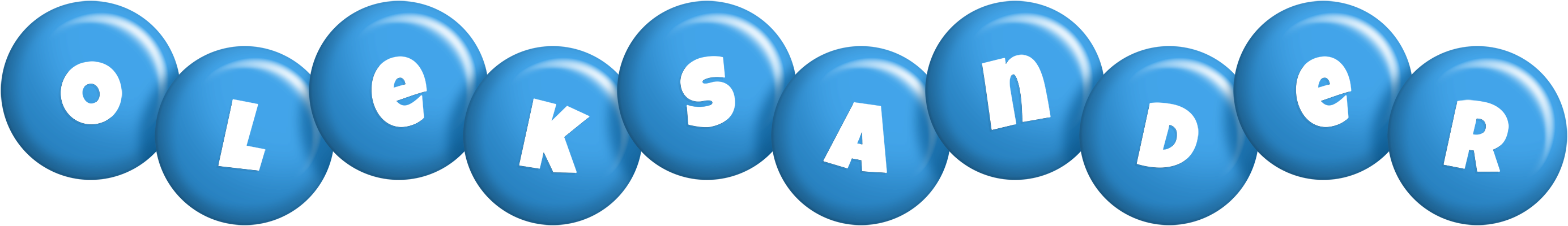 Oleksander candy-blue logo