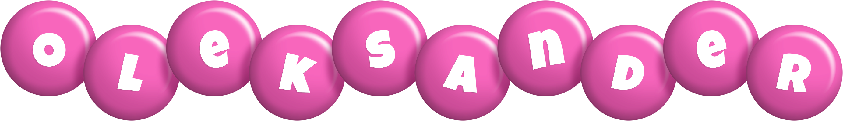Oleksander candy-pink logo