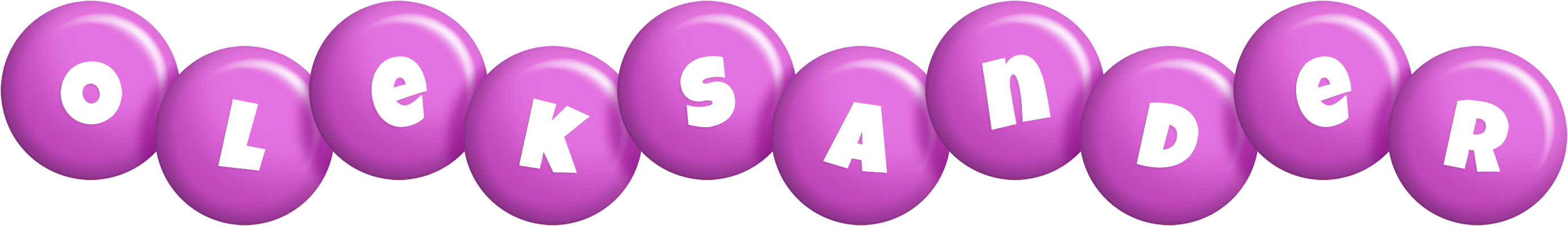 Oleksander candy-purple logo