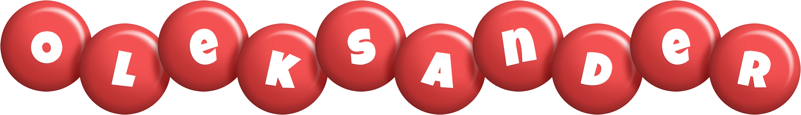 Oleksander candy-red logo