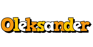 Oleksander cartoon logo