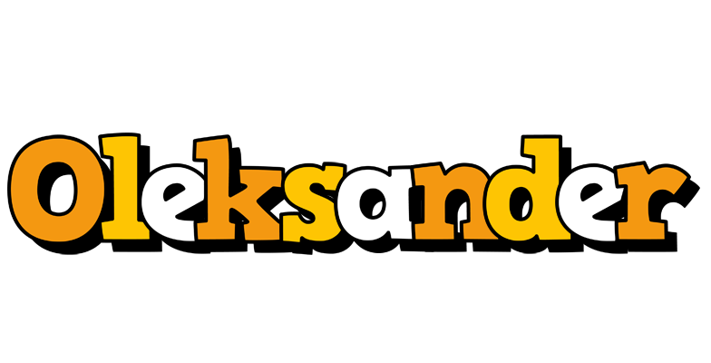 Oleksander cartoon logo