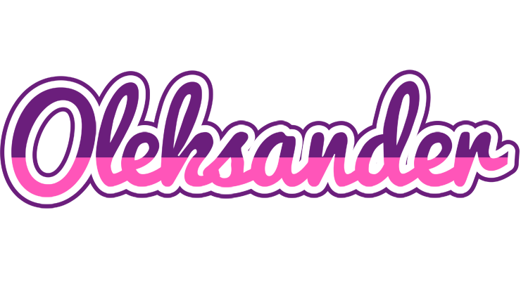 Oleksander cheerful logo