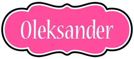 Oleksander invitation logo