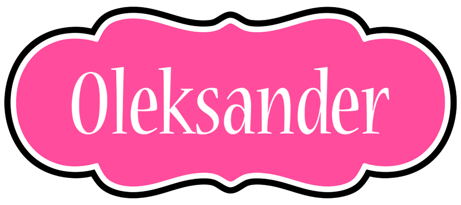 Oleksander invitation logo