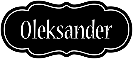 Oleksander welcome logo