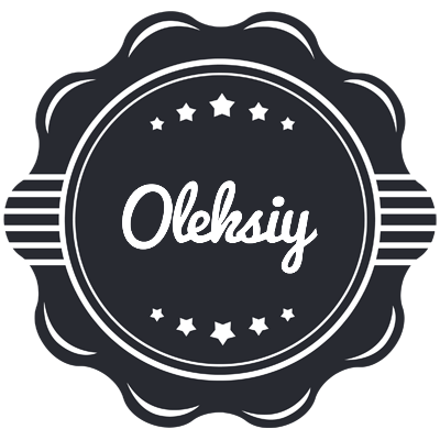 Oleksiy badge logo