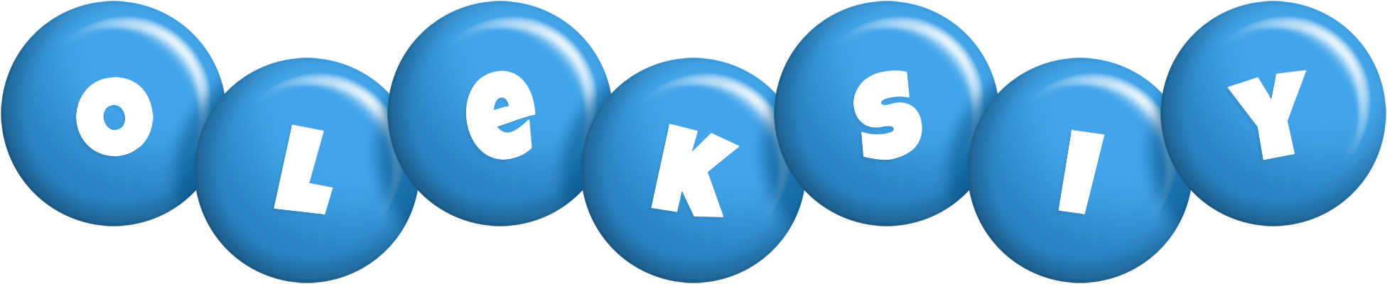 Oleksiy candy-blue logo