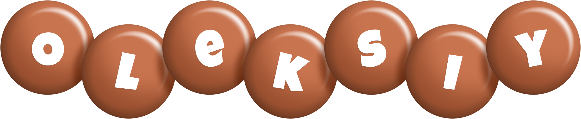 Oleksiy candy-brown logo